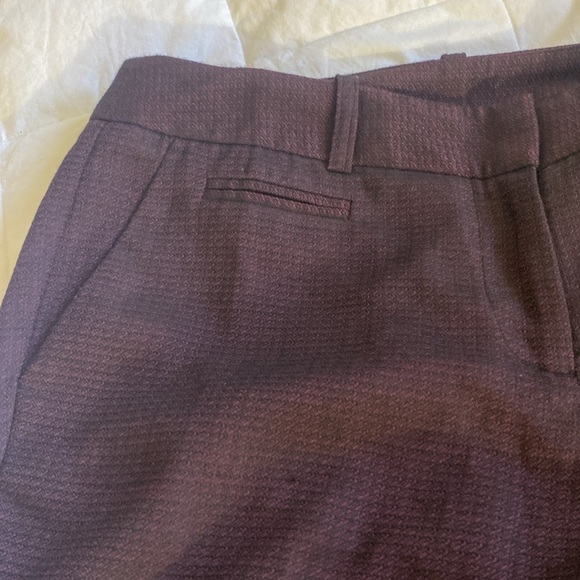 Nwot Wine Color Women’s Ankle Dress Slacks /WORTHINGTON Dress Ankle Slacks. - Picture 3 of 14